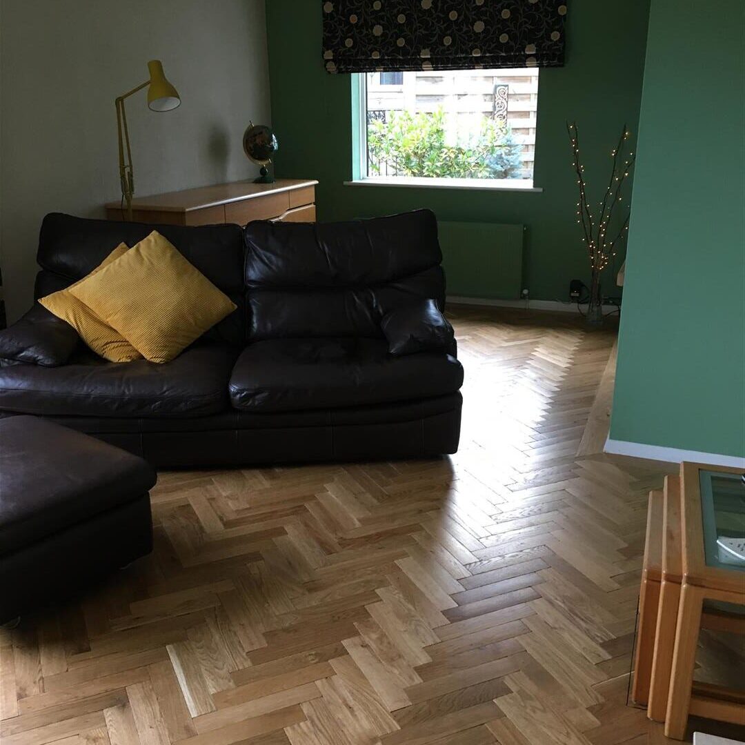 herringbone floor